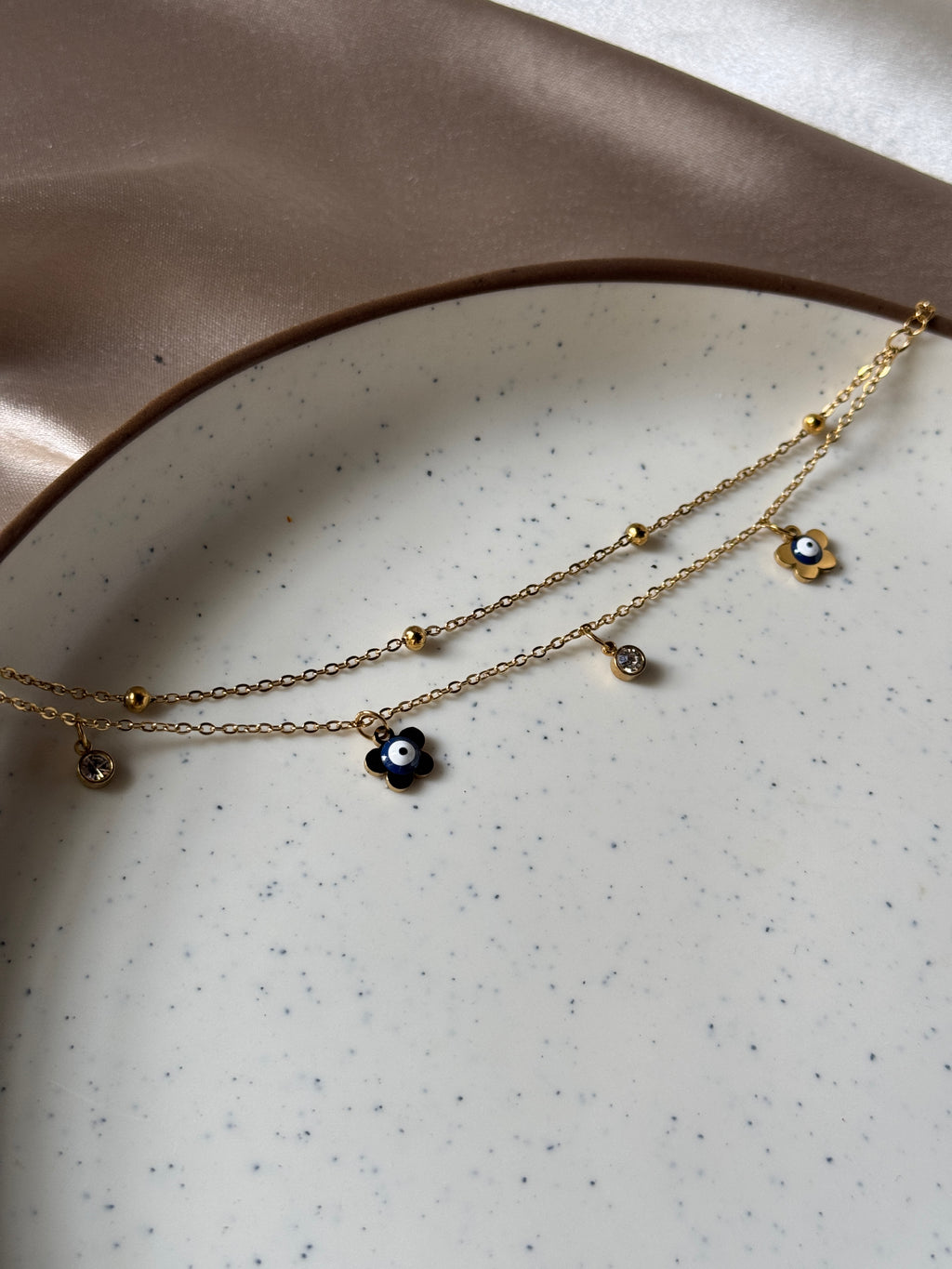 Evil eye charm bracelet