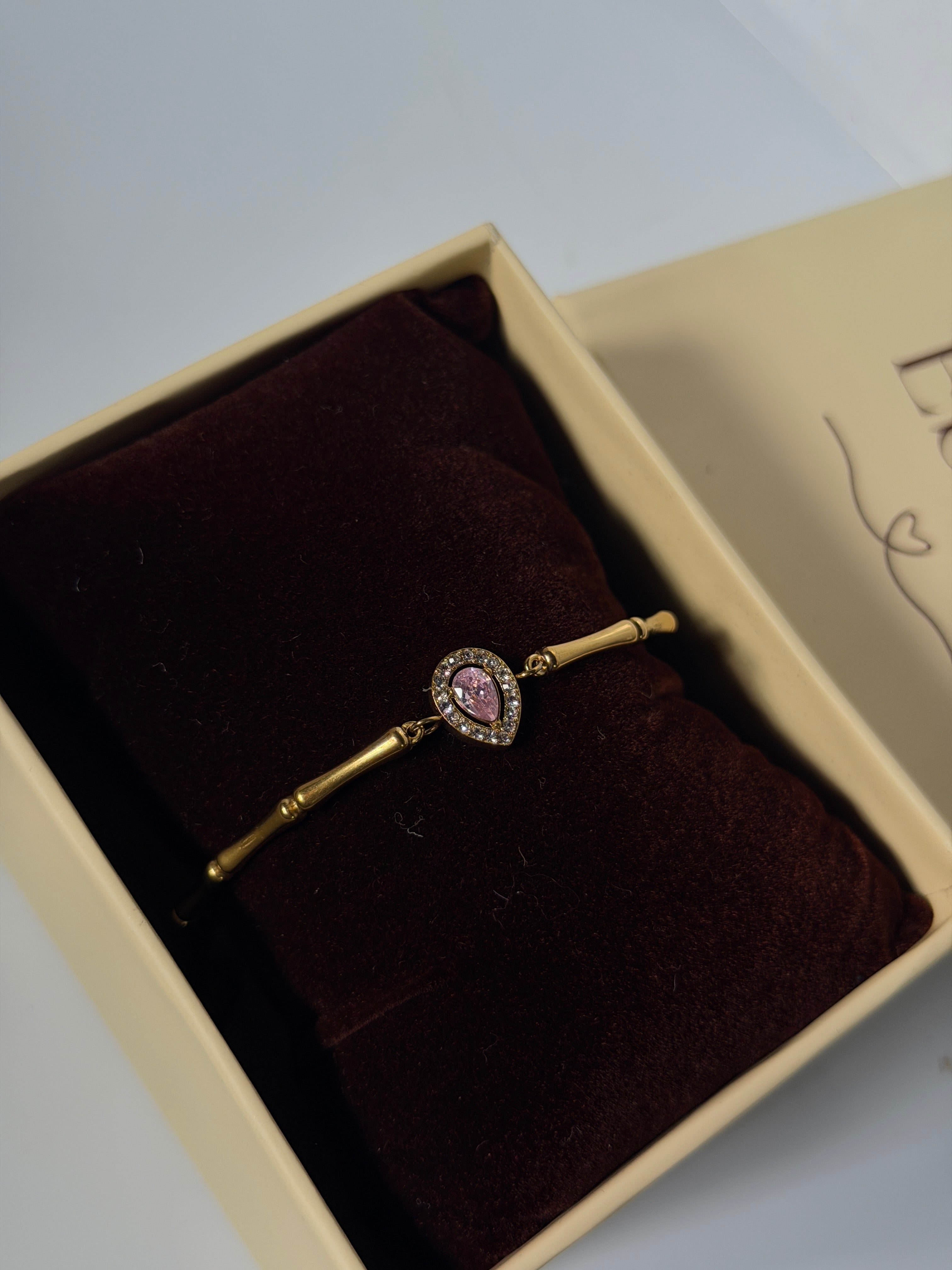 Ethereal pink diamond bracelet