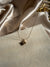 Invisible clover stone necklace