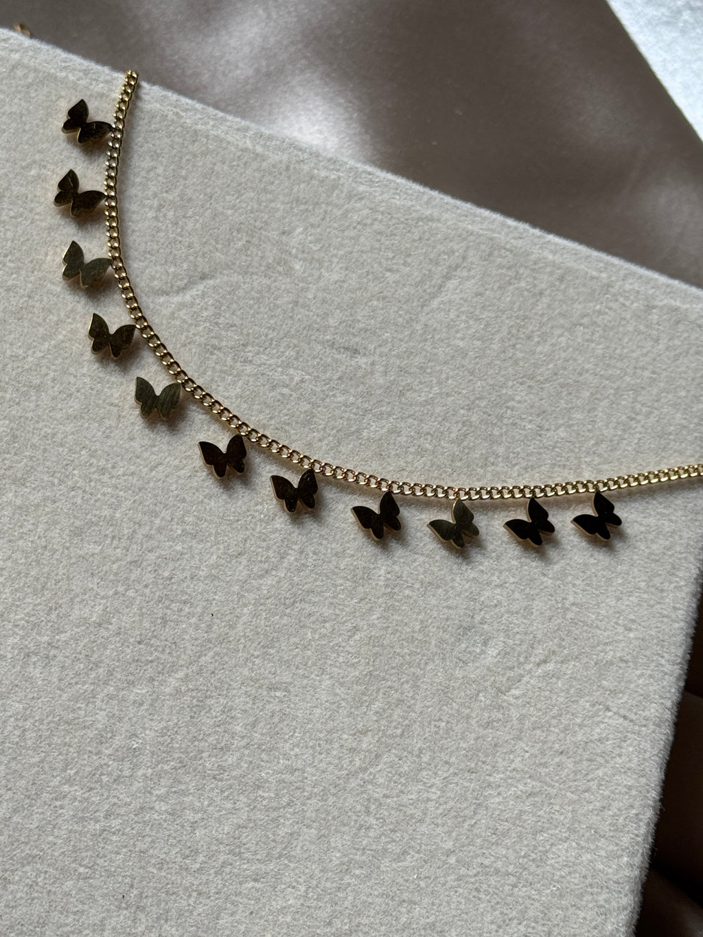 Butterfly drop bracelet