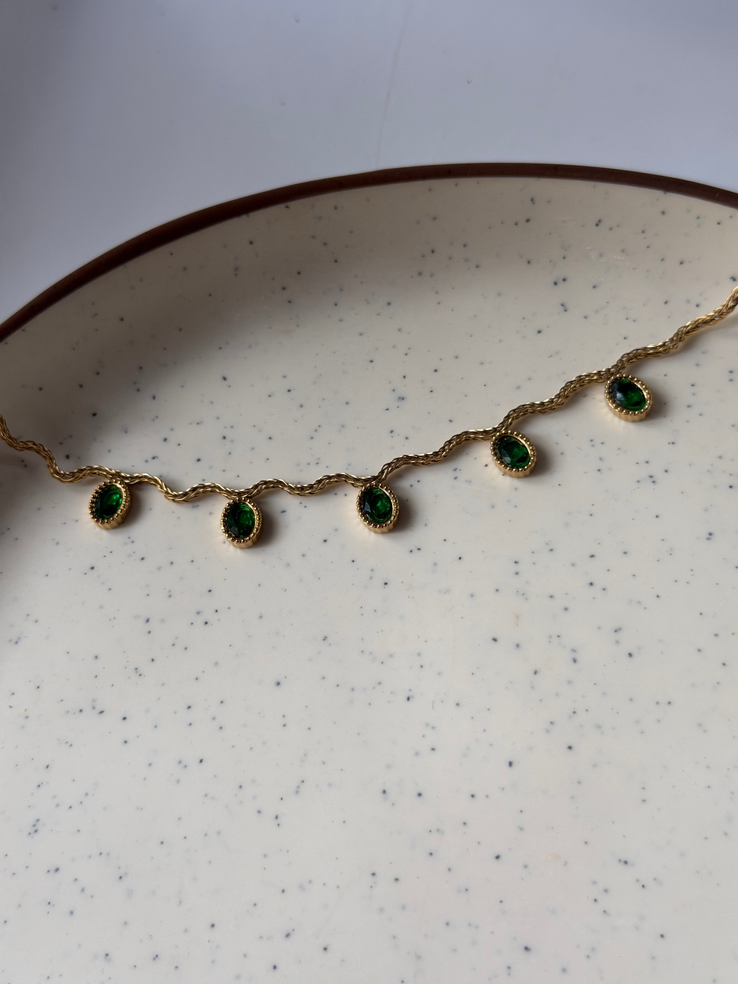 Emerald bracelet