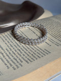 Spiral pearl bangle