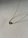 White heart necklace