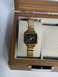 Noir Square Watch