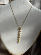 Star drop necklace