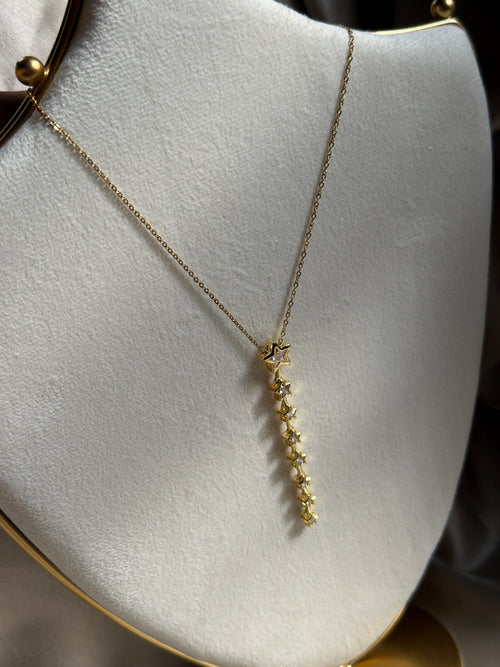 Star drop necklace