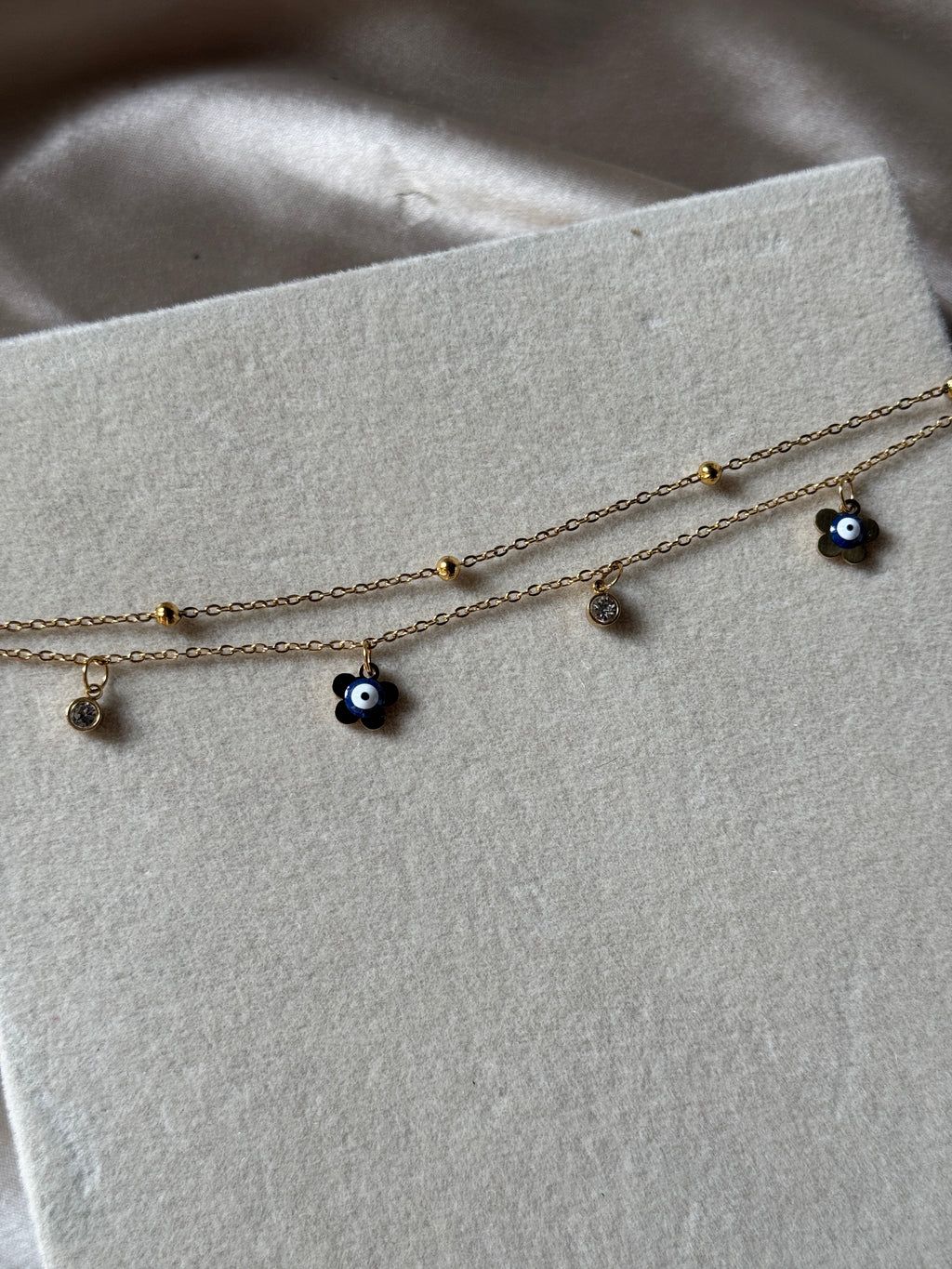 Evil eye charm bracelet