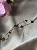Double clover bracelet