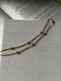 Double layer bracelet