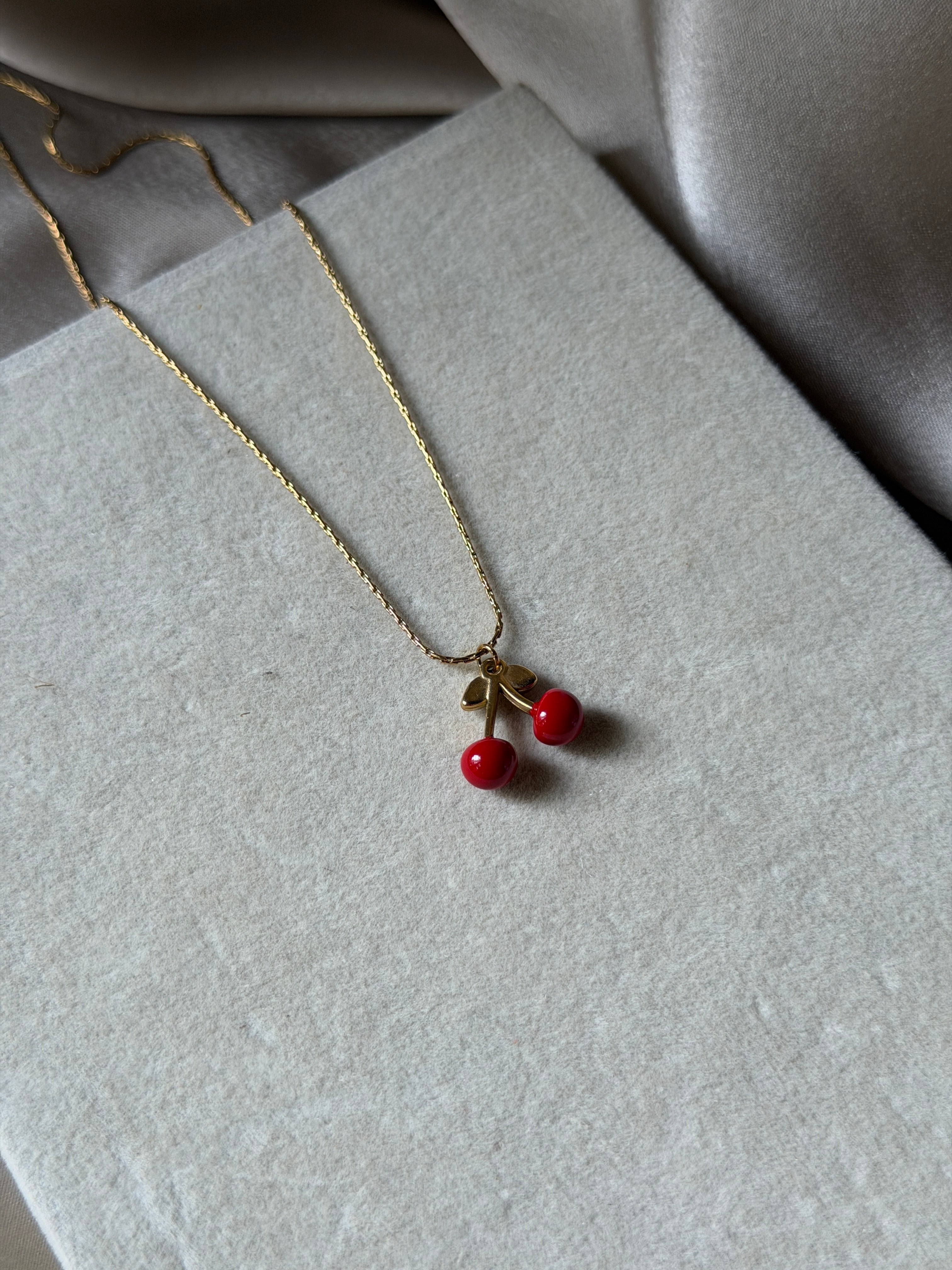 Cherry necklace