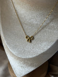 Bow necklace