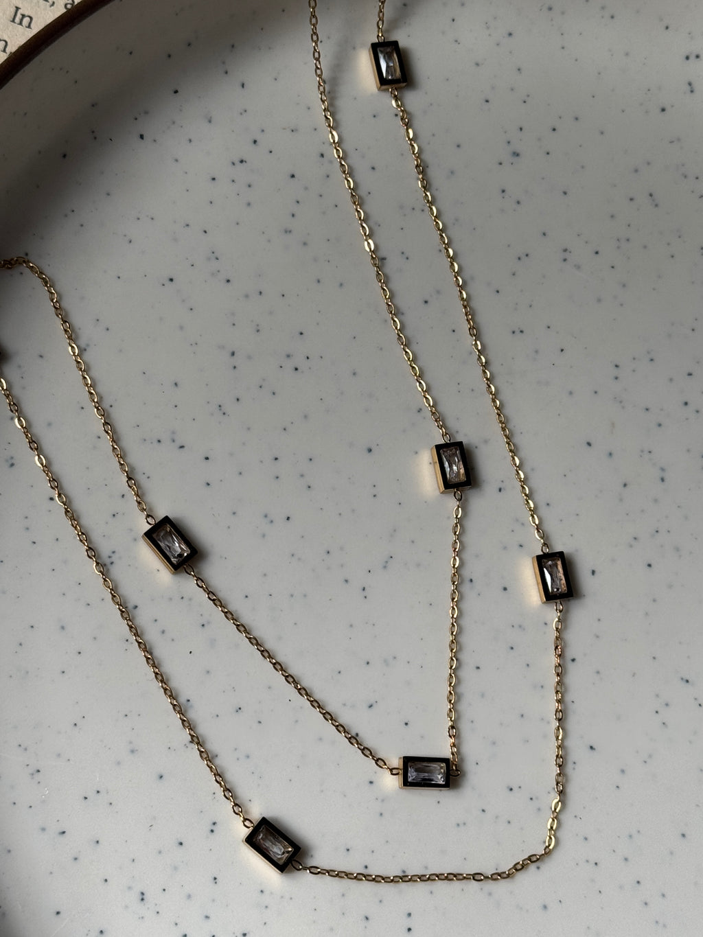 Moonlit Shine double necklace