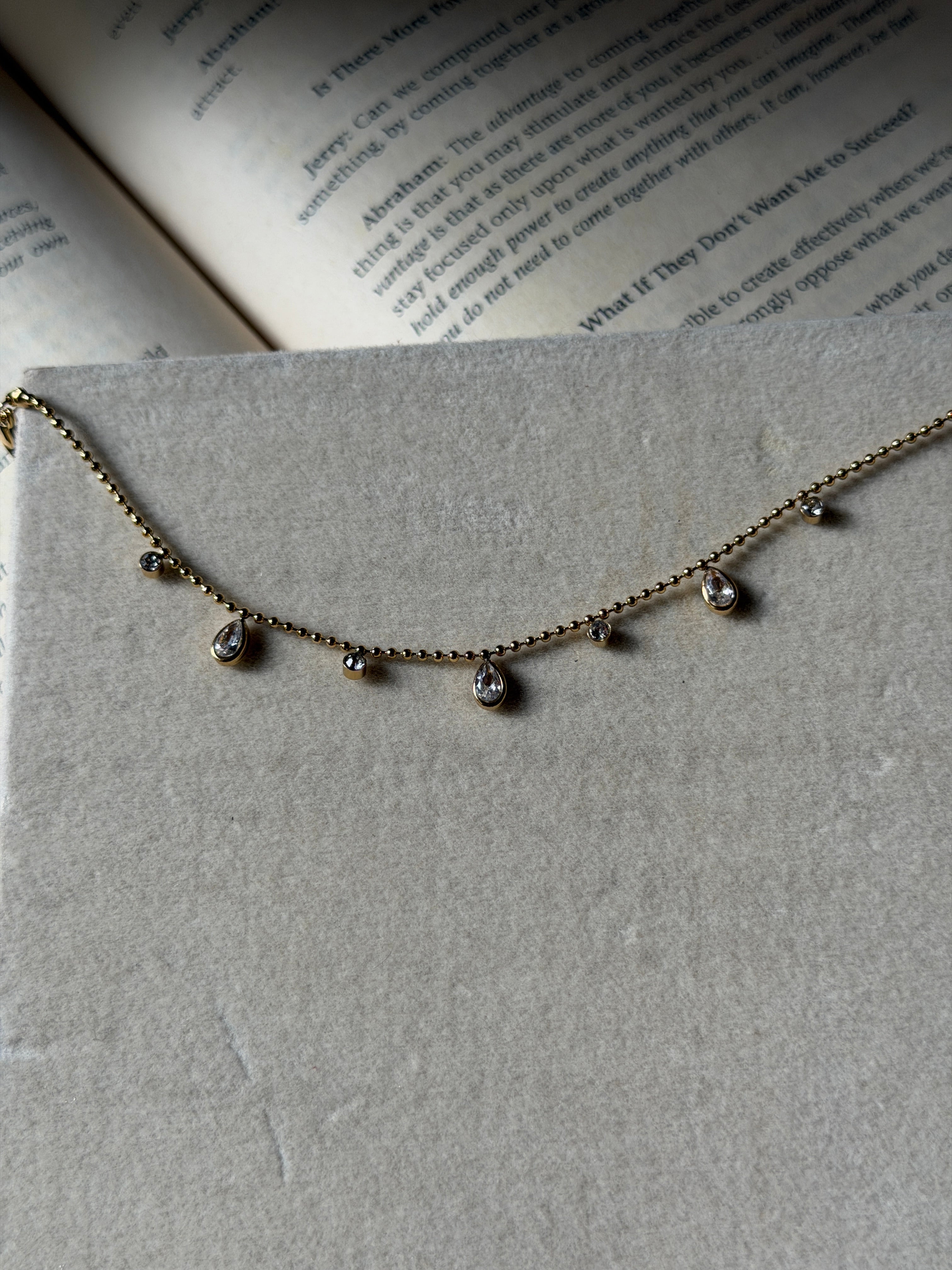 Dazzling drop bracelet