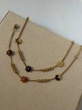 Floral anklet