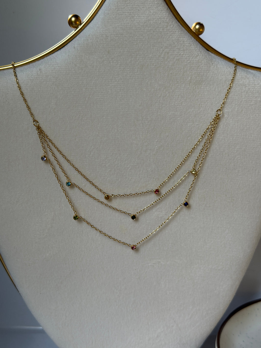 Layered necklace