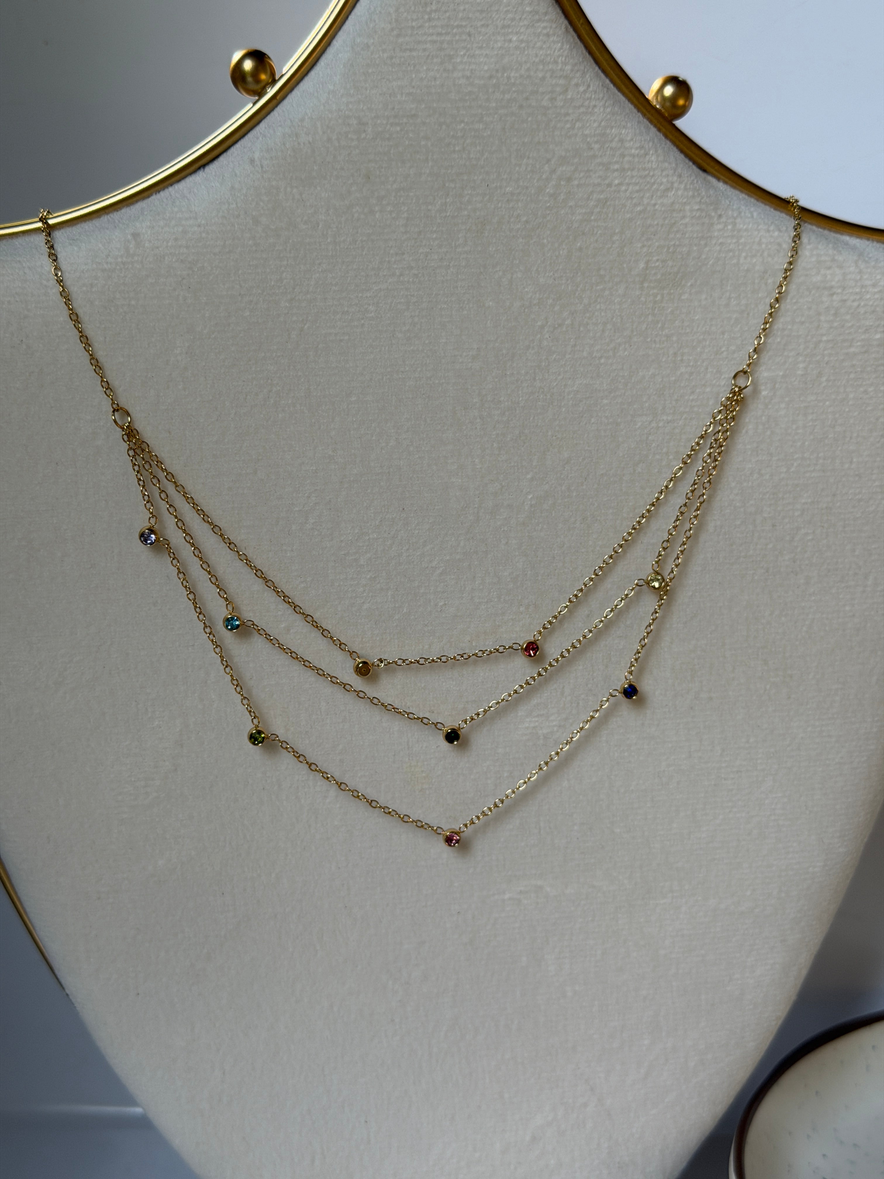 Layered necklace