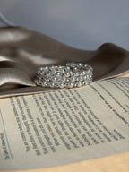 Spiral pearl bangle
