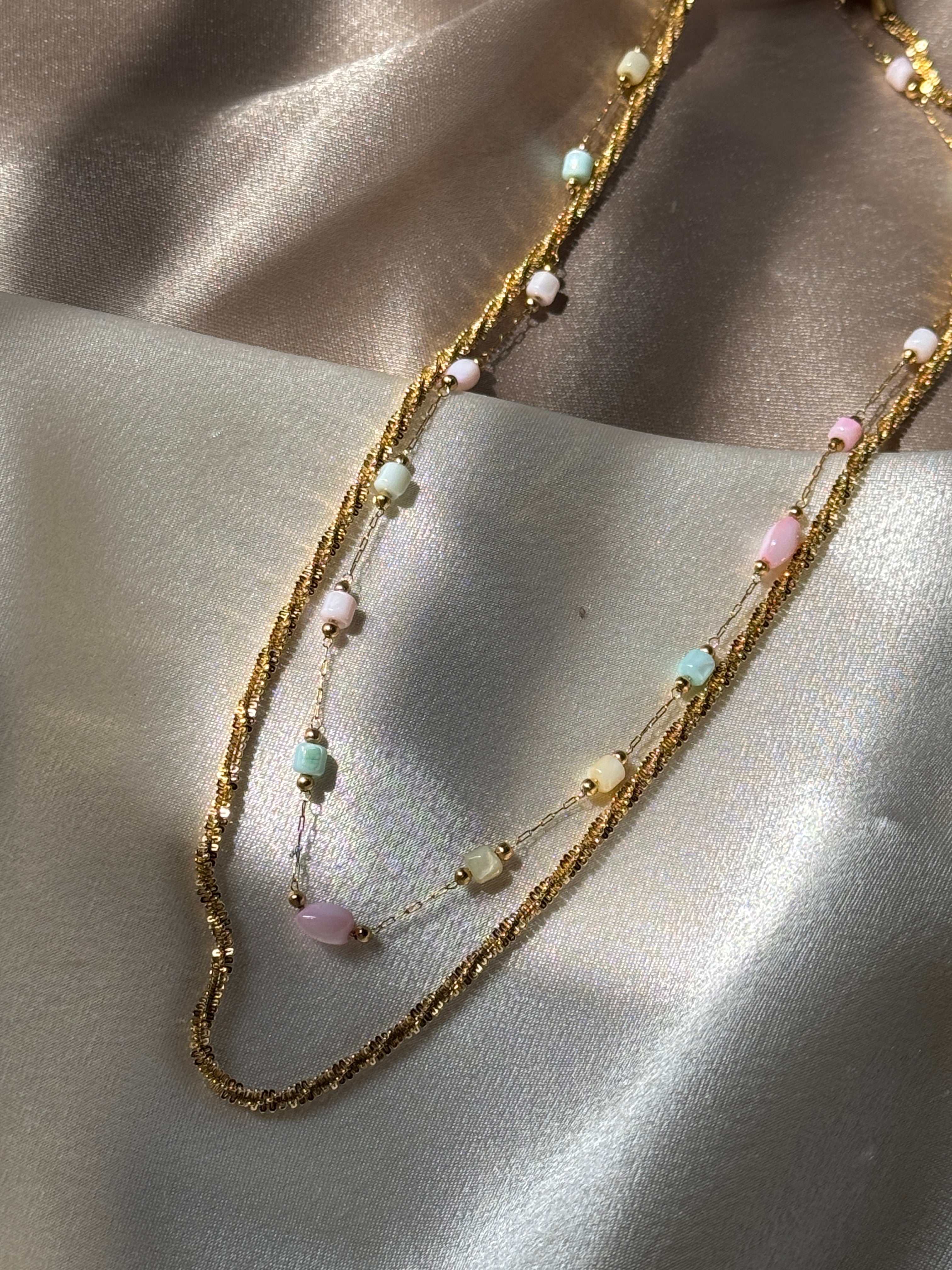 Double beaded chain