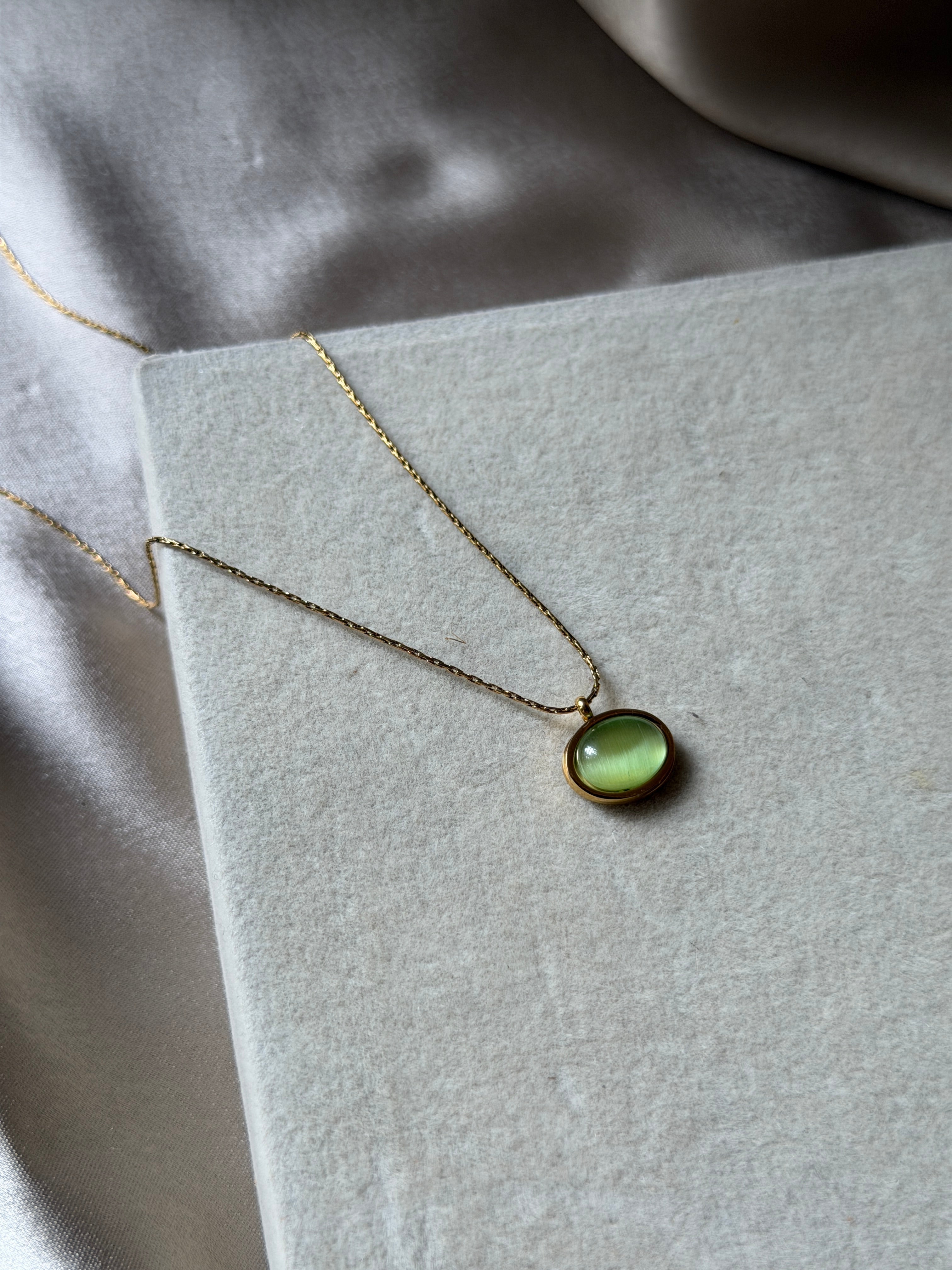 Green necklace