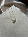 Invisible mini heart necklace