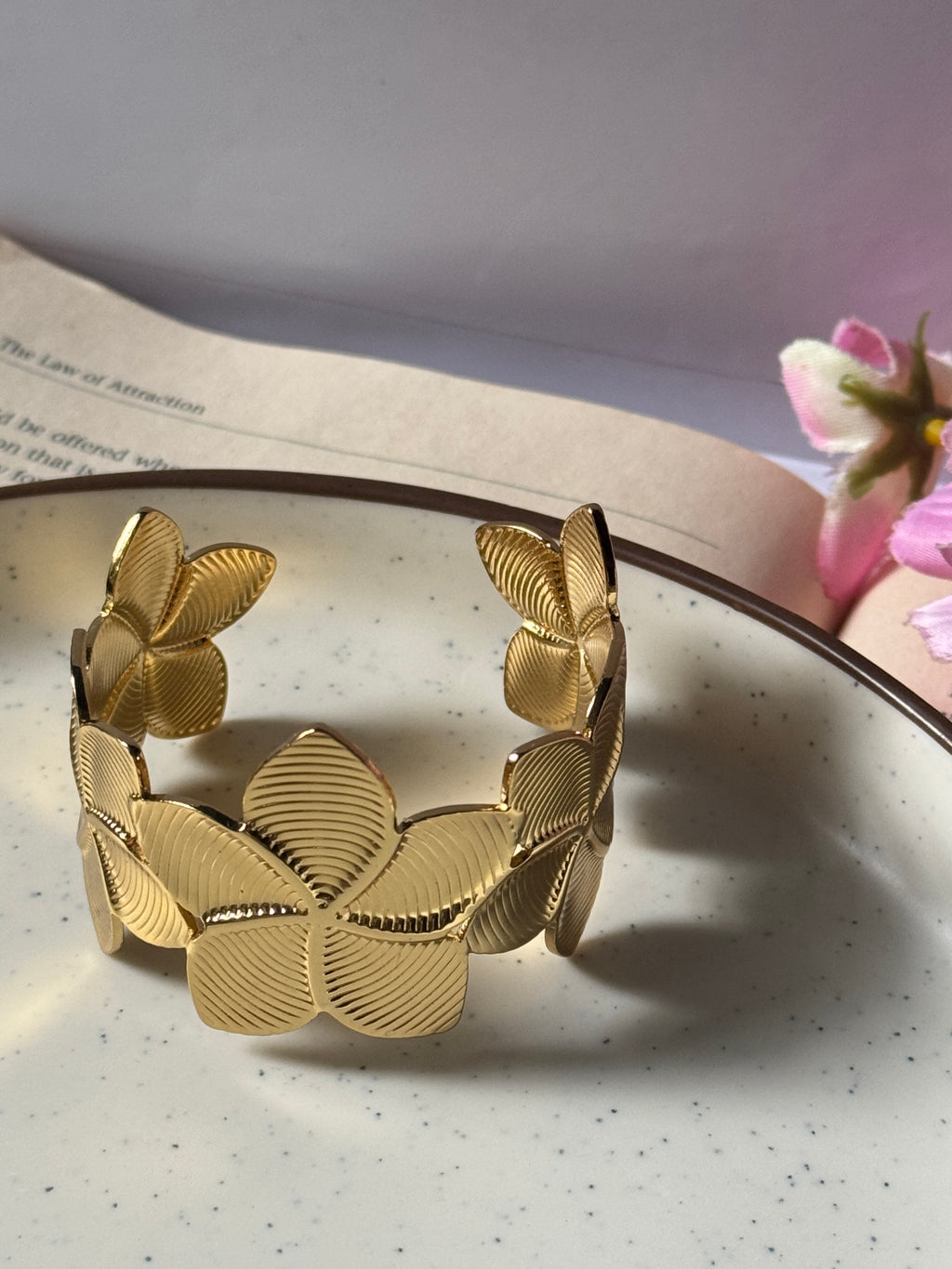 Flower muse cuff