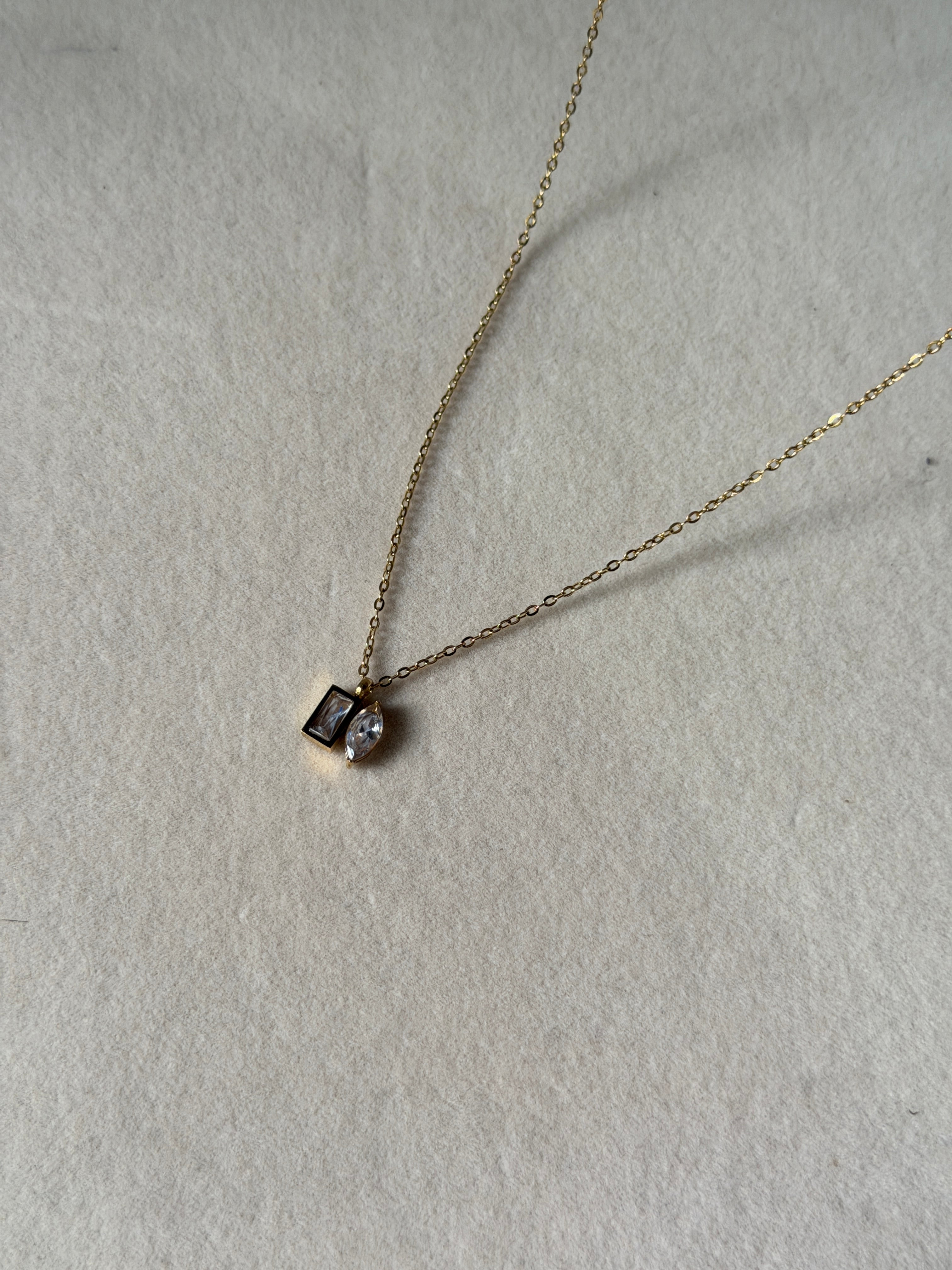 You and me necklace