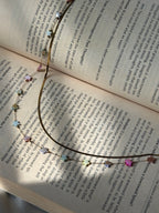 Star beaded double chain
