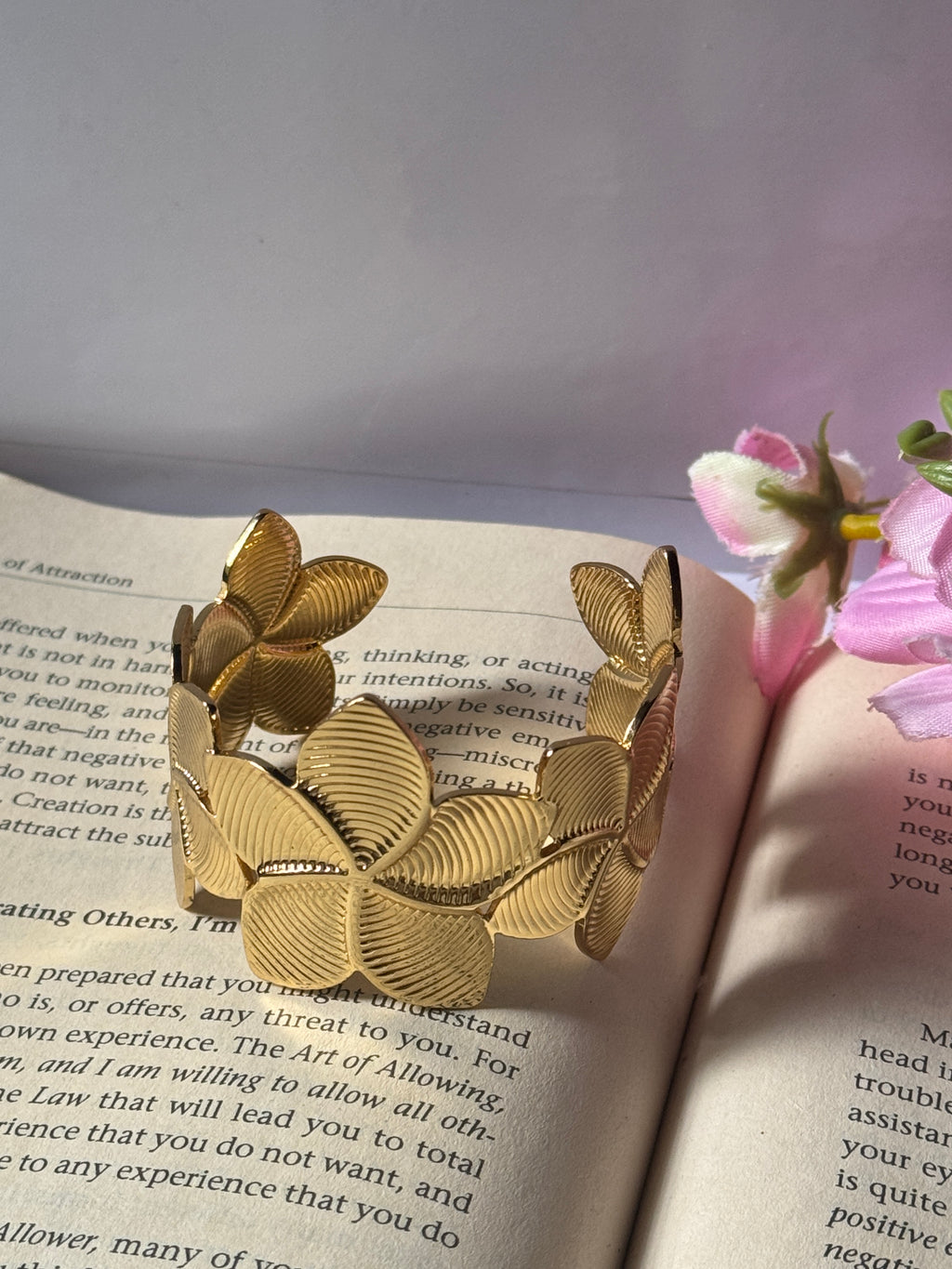 Flower muse cuff