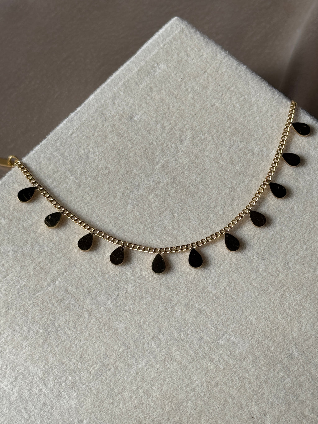 Rain drop charm bracelet