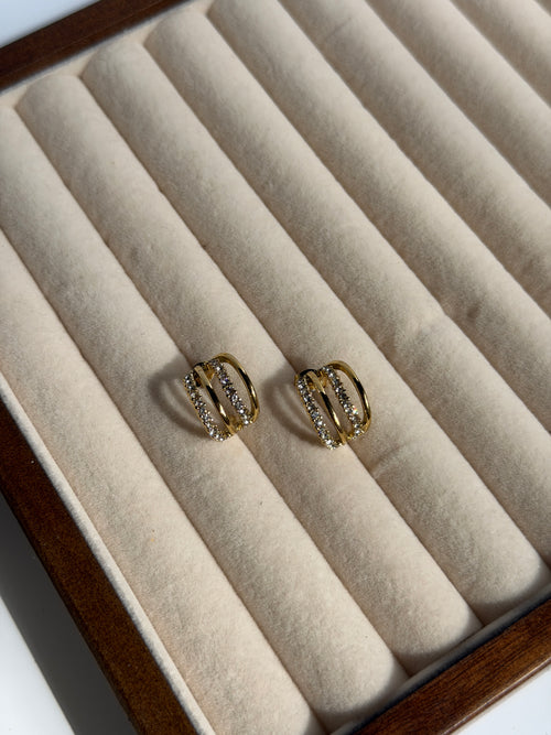 Sunbeam Curve Earring