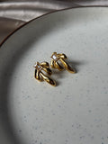 Drop bloom earring