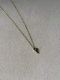 Stone drop necklace