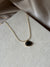 Black stone necklace