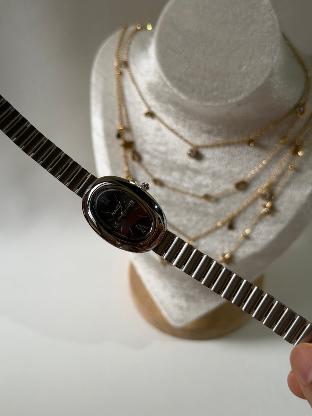 Silver vintage watch