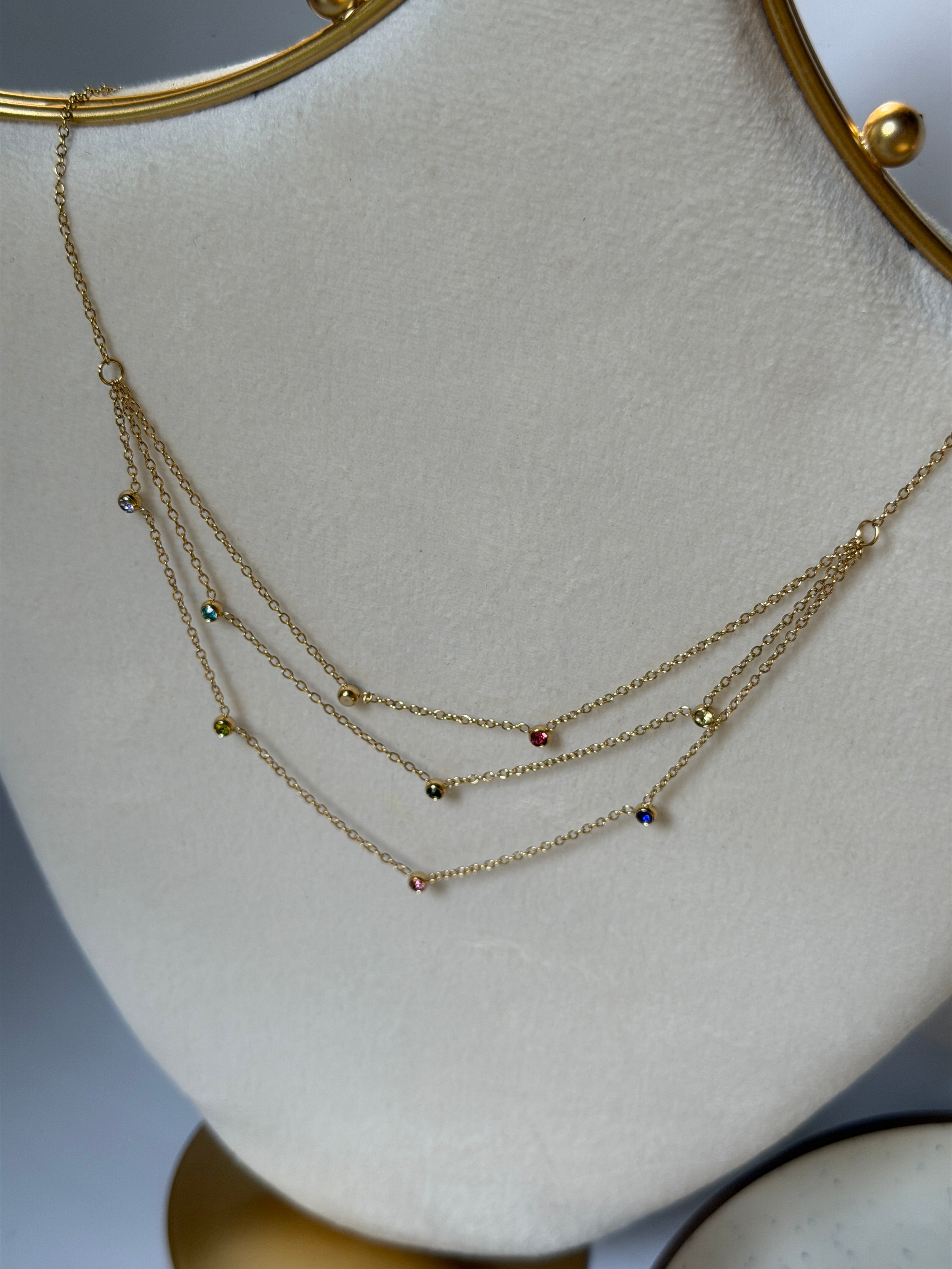 Layered necklace