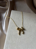 Bow necklace