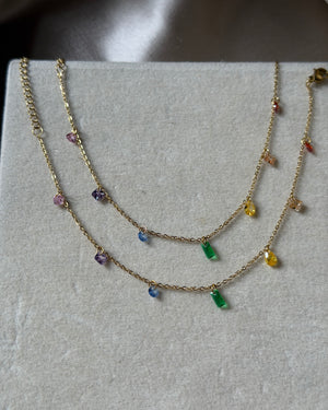Charm drop anklet