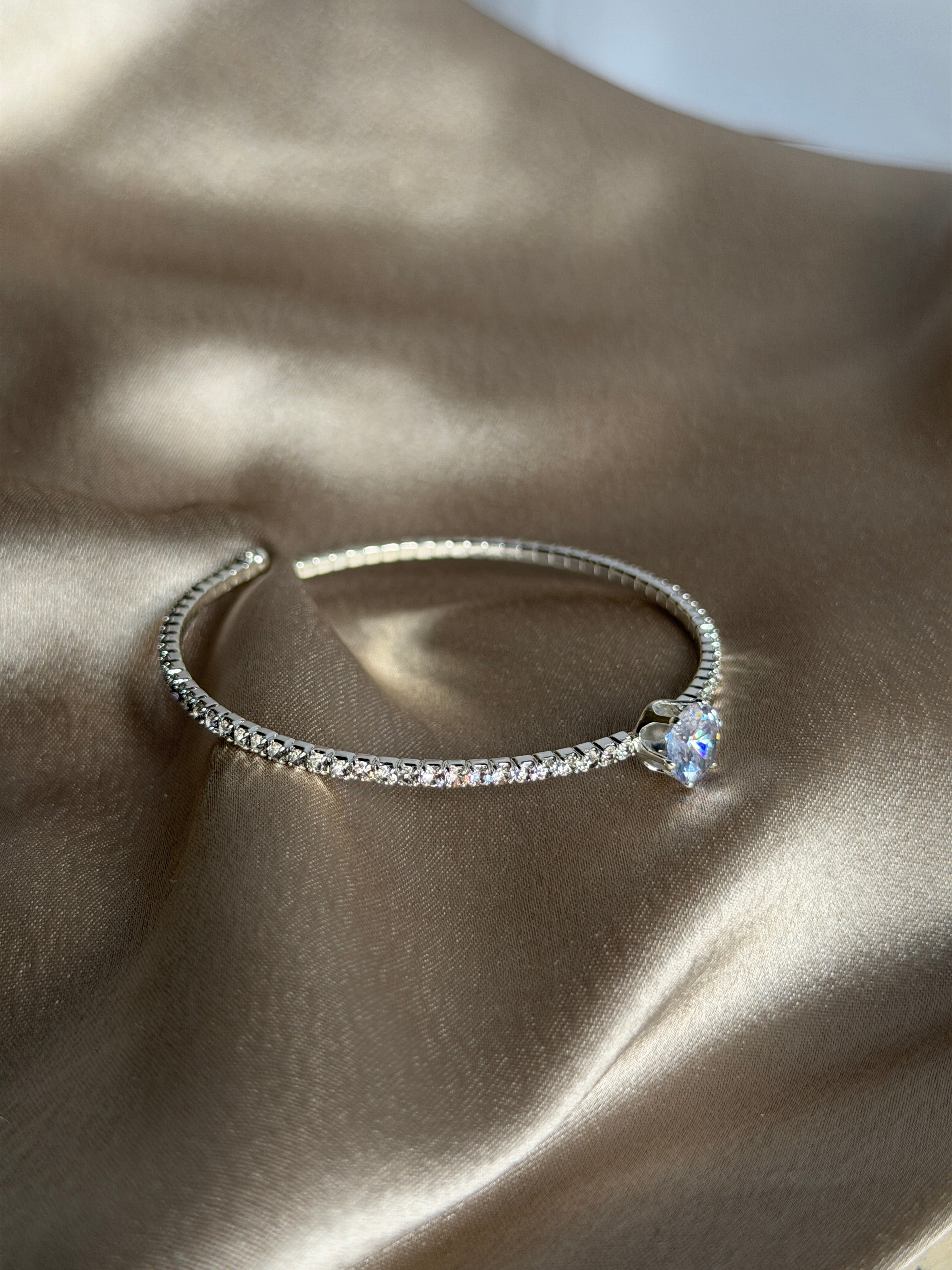 solitaire bangle
