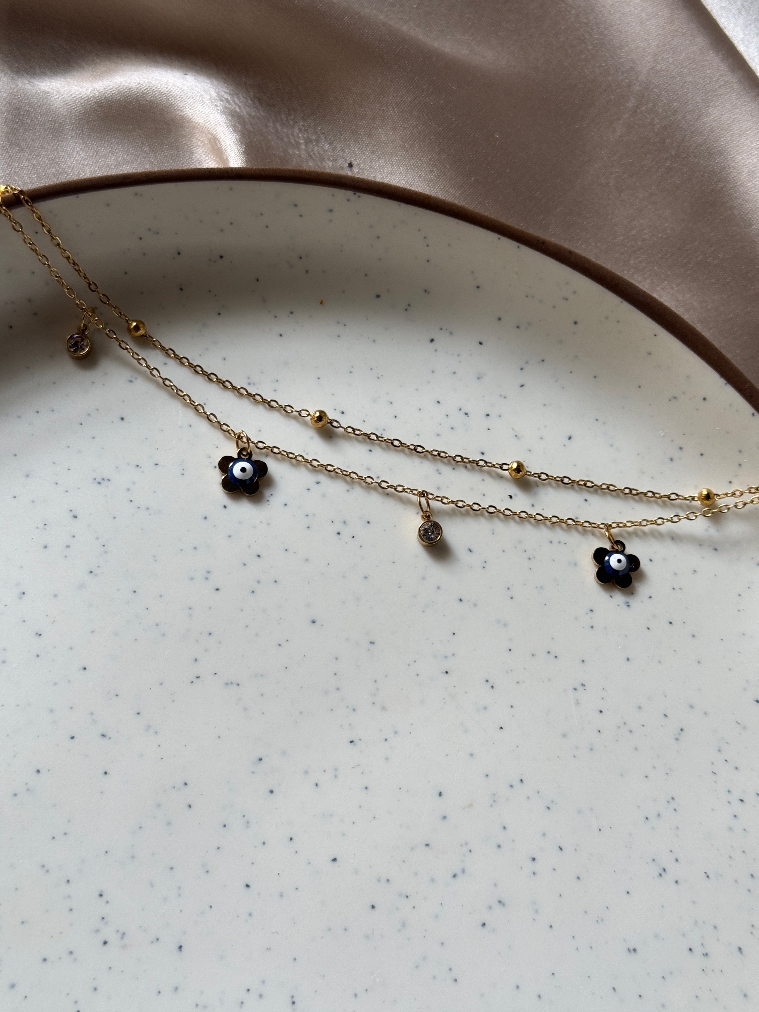 Evil eye charm bracelet