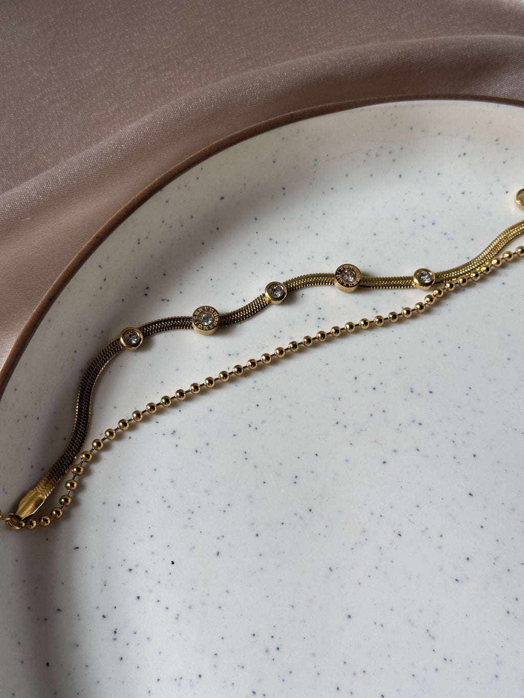 Double charm bracelet