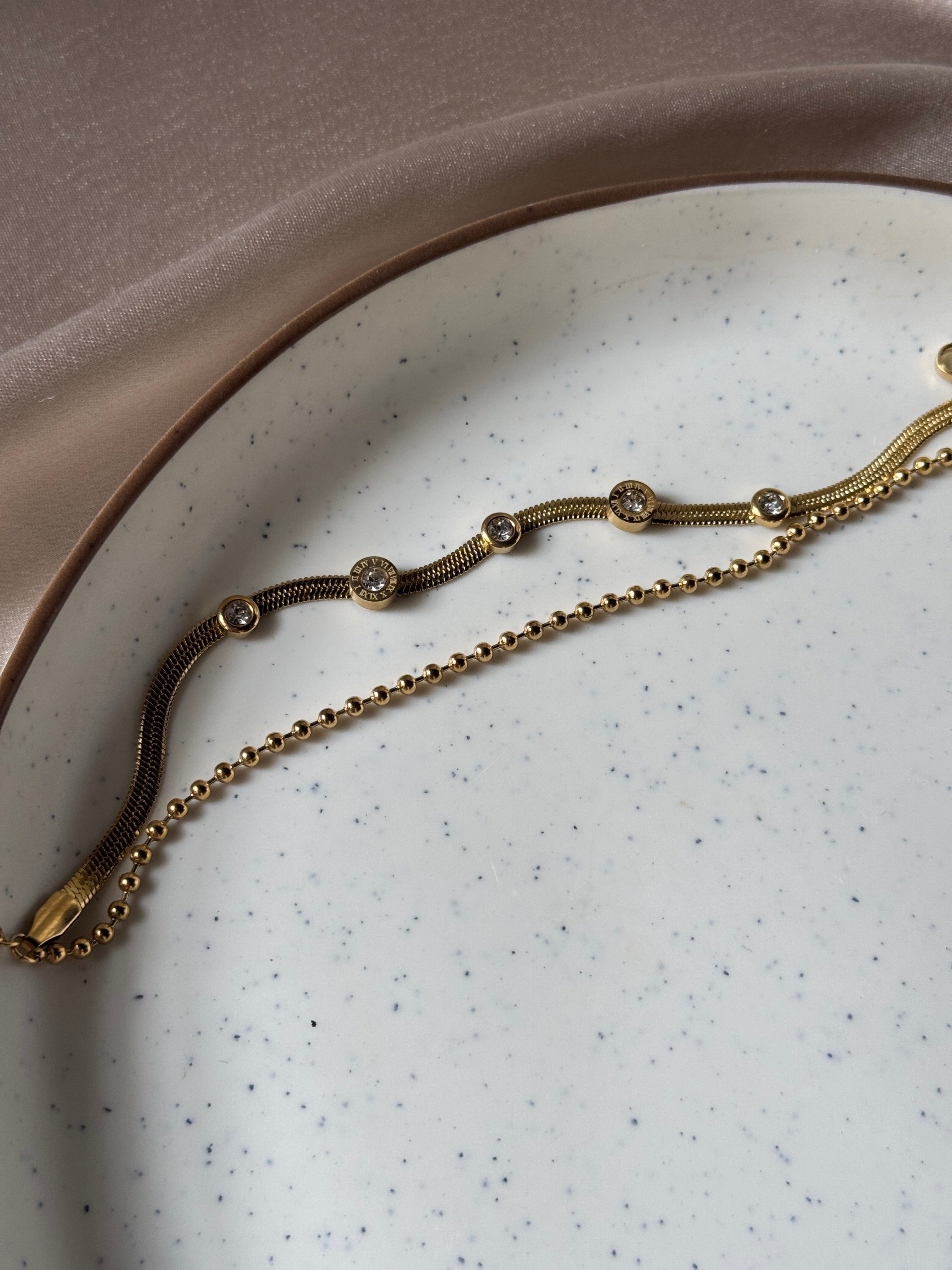 Double charm bracelet