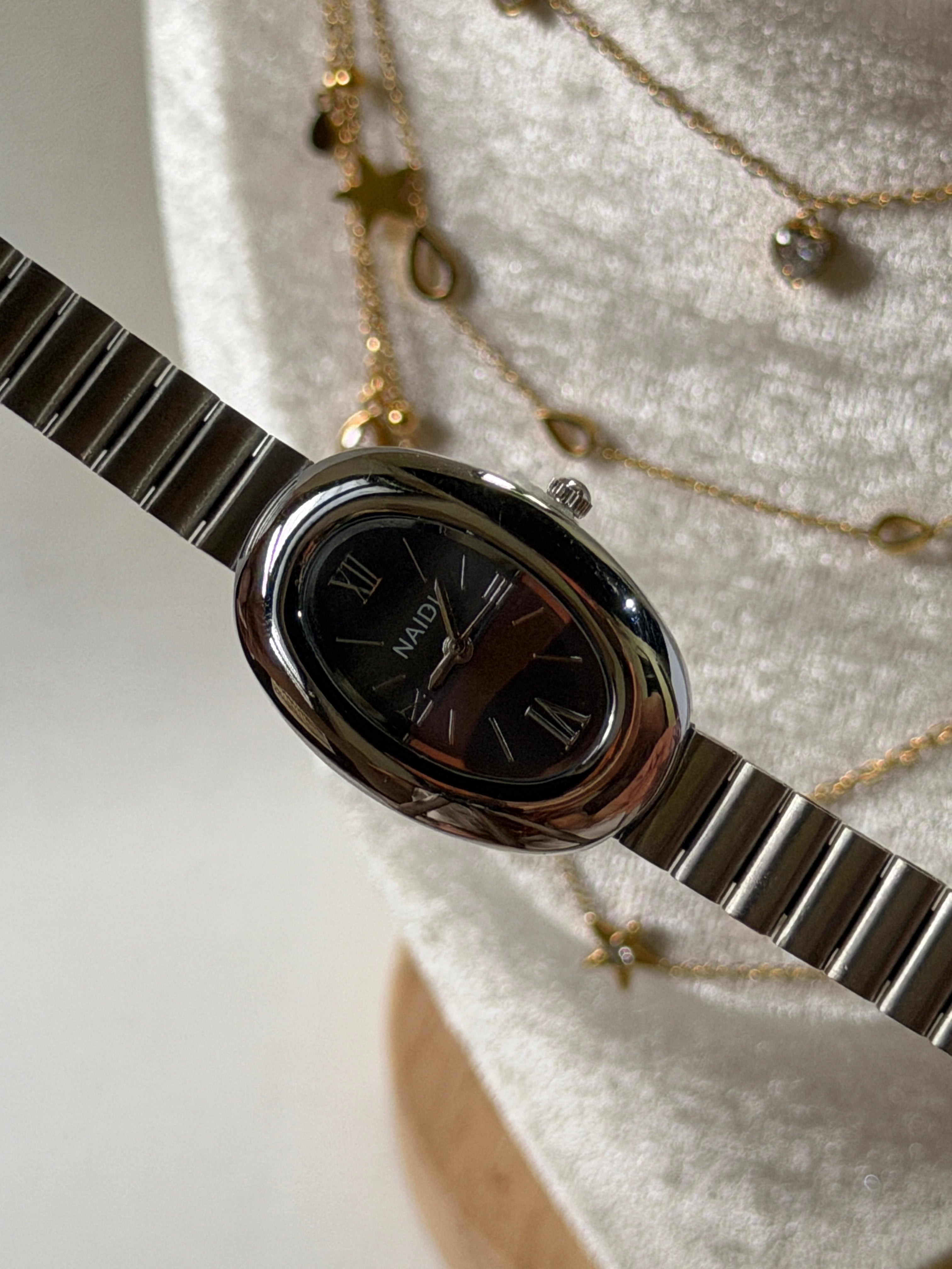 Silver vintage watch