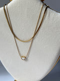 Double layer necklace