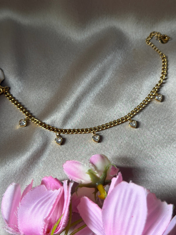 Charm stone bracelet
