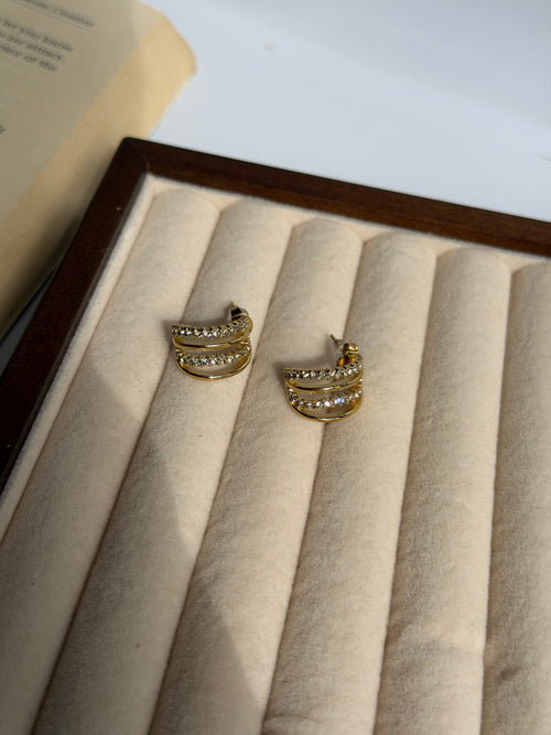 Sunbeam Curve Earring