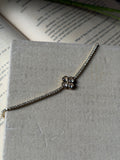 Tennis clover bracelet