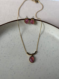 Serenity necklace earring set