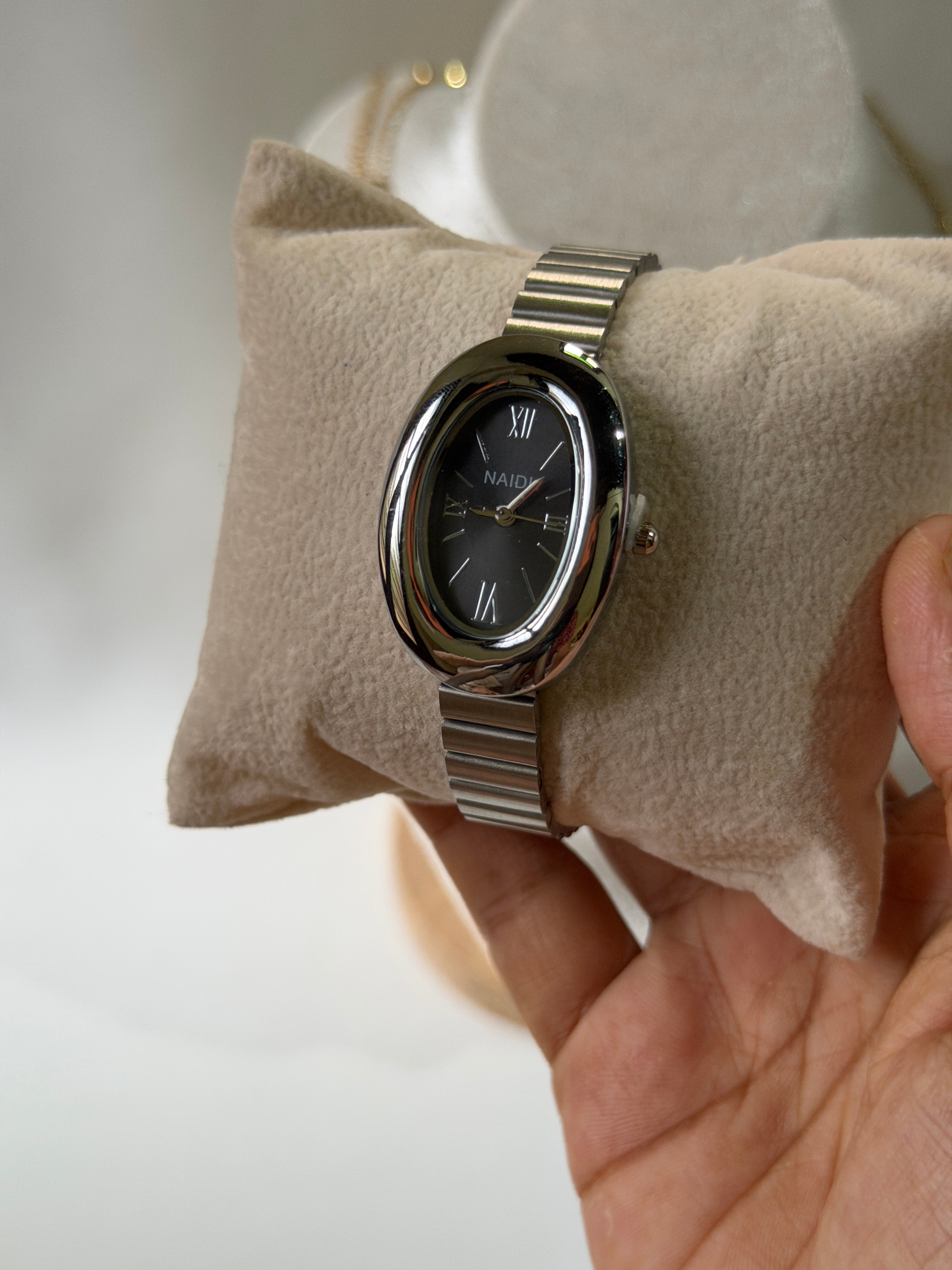 Silver vintage watch