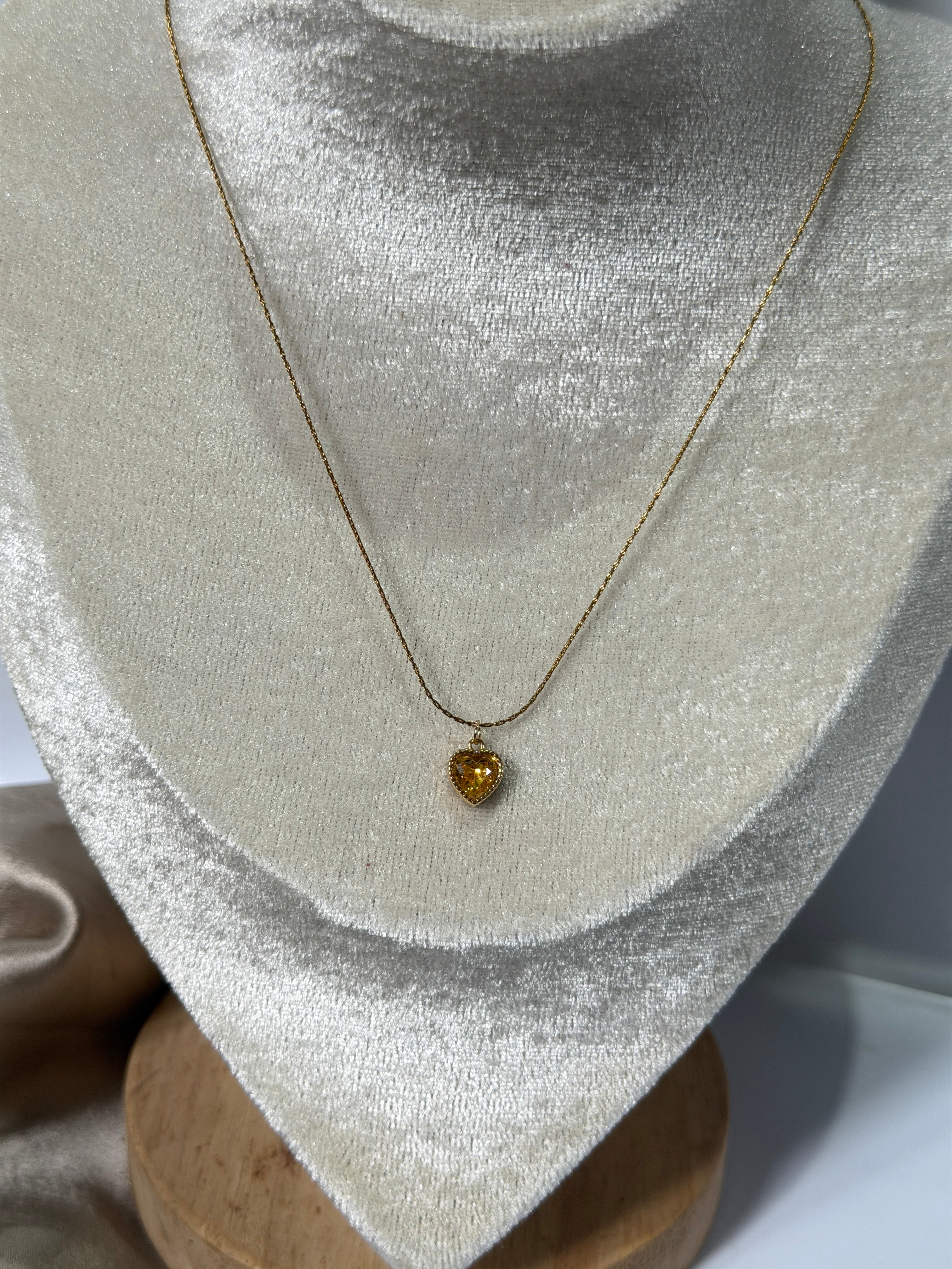 Yellow necklace