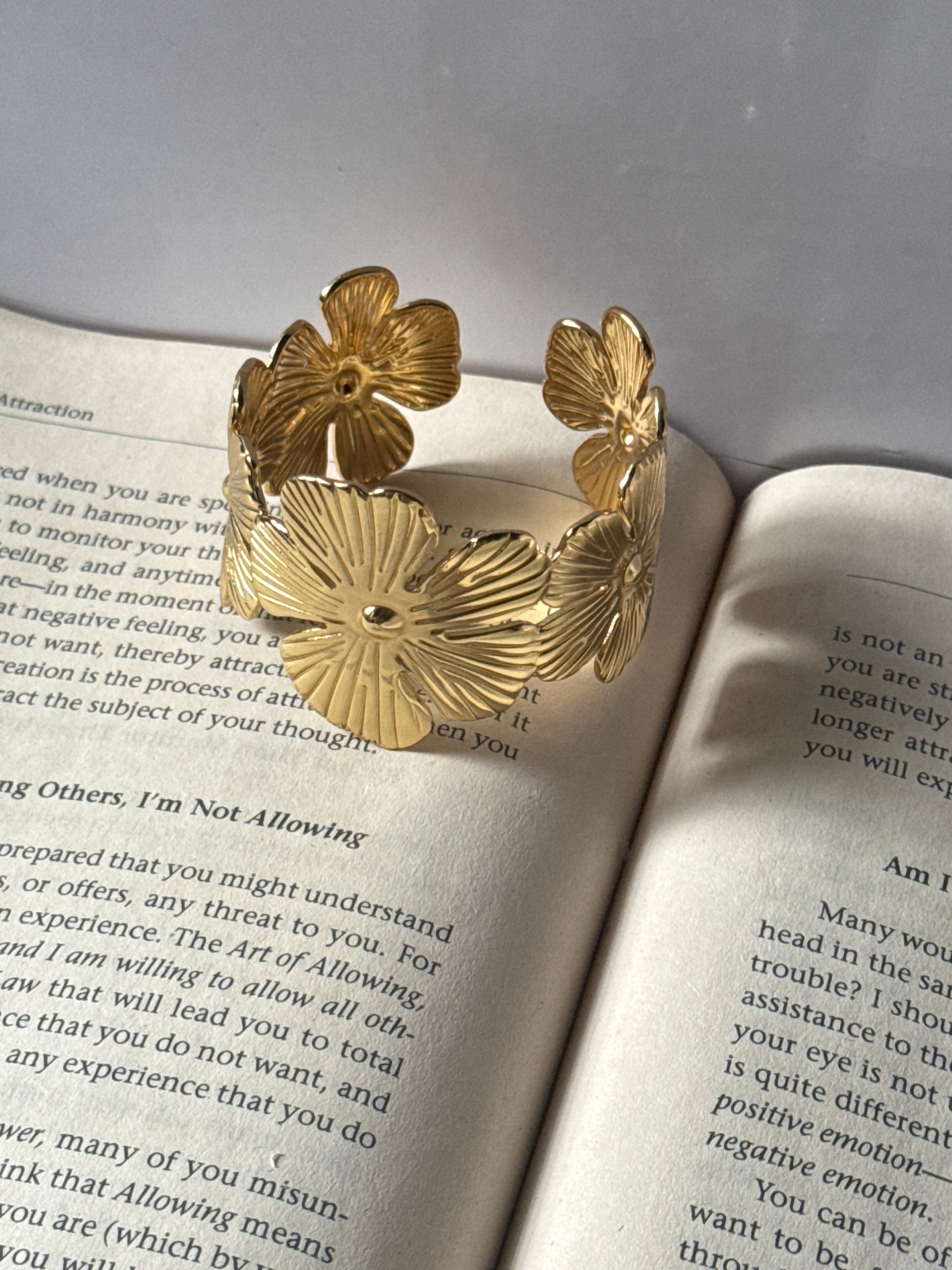 Flower Glam Cuff
